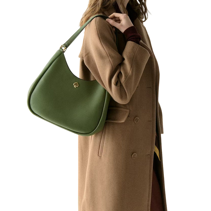 Model Carrying Kate Spade Kayla Large Triple Compartment Shoulder Bag - Cedar Stand KL804