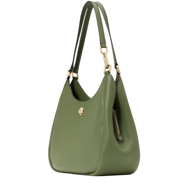 Side View of Kate Spade Kayla Large Triple Compartment Shoulder Bag - Cedar Stand KL804