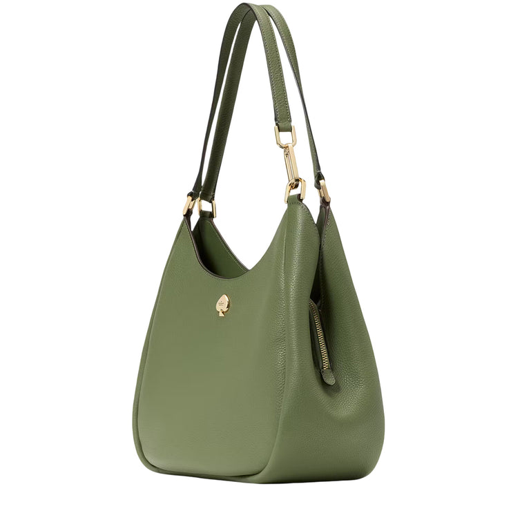 Side View of Kate Spade Kayla Large Triple Compartment Shoulder Bag - Cedar Stand KL804
