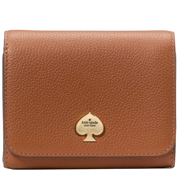 Kate Spade Kayla Small L-Zip Wallet - Warm Gingerbread KK056