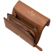 Kate Spade Kayla Small L-Zip Wallet - Warm Gingerbread KK056