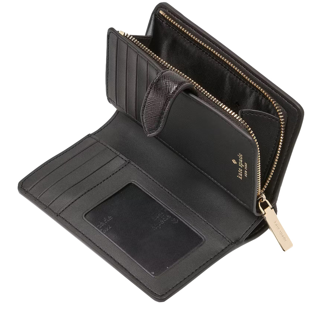 Buy Kate Spade Kenzie Boxed Medium Compact Wallet in Black