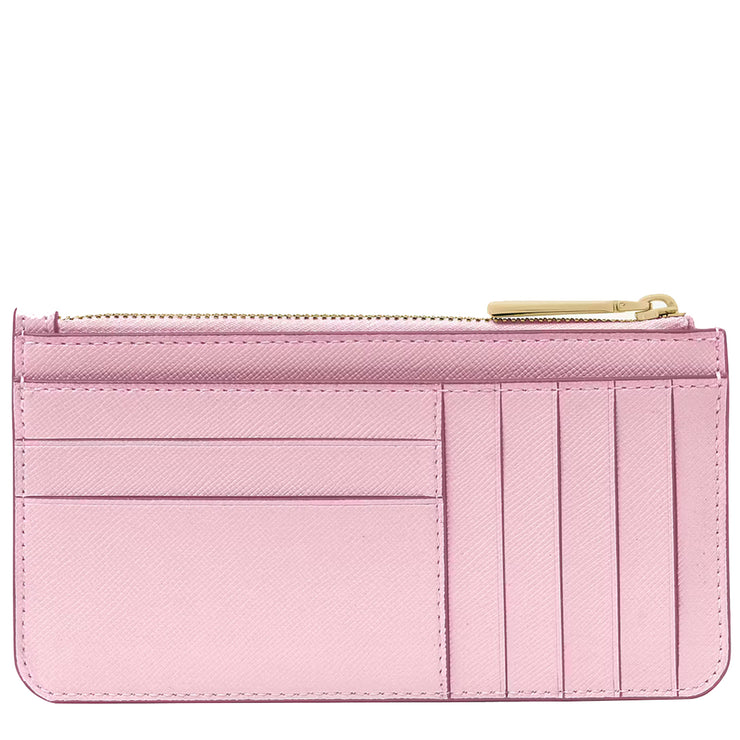 Back View of Kate Spade Kenzie Limited Edition Large Slim Card Holder - Pink Horizon KI985