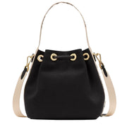 Back View of Kate Spade Kip Canvas Bucket Bag - Black KL048
