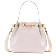 Back View of Kate Spade Kip Canvas Bucket Bag - Light Fawn Multi KL048