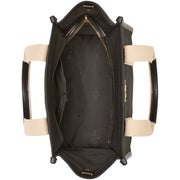 Interior View of Kate Spade Kip Canvas Small Tote Bag - Black KG767