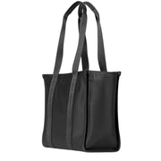 Side View of Kate Spade Kip Nylon Large Tote Bag - Black KL934