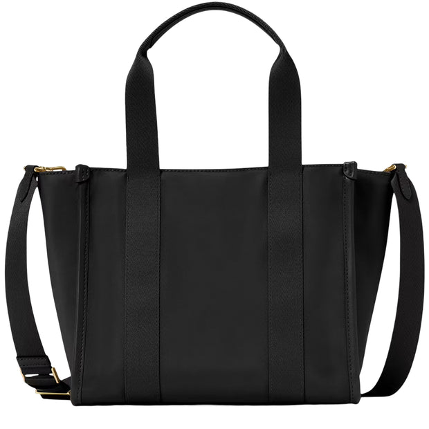 Back View of Kate Spade Kip Nylon Small Tote Bag - Black KL926