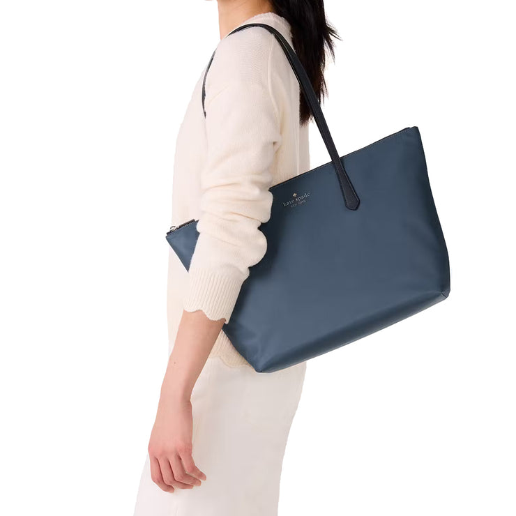 Buy Kate Spade Kitt Nylon Medium Tote Bag in Bluestone Multi KG460 Online in Singapore | PinkOrchard.com