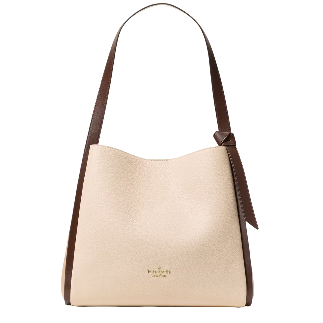 Kate Spade Knott Colorblock Large Carryall Bag KM662 -Milk Glass