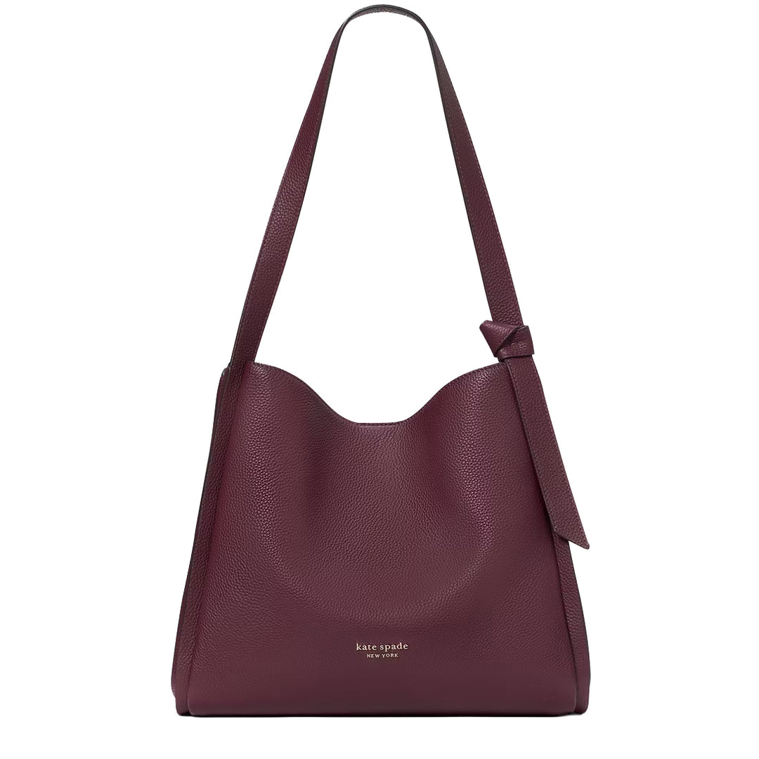 Buy Kate Spade Knott Large Shoulder Bag in Deep Cherry K4395