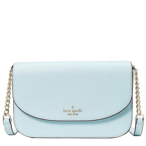 Buy Kate Spade Kristi Chain Flap Crossbody Bag in Dewy Blue ka698 Online in Singapore | PinkOrchard.com