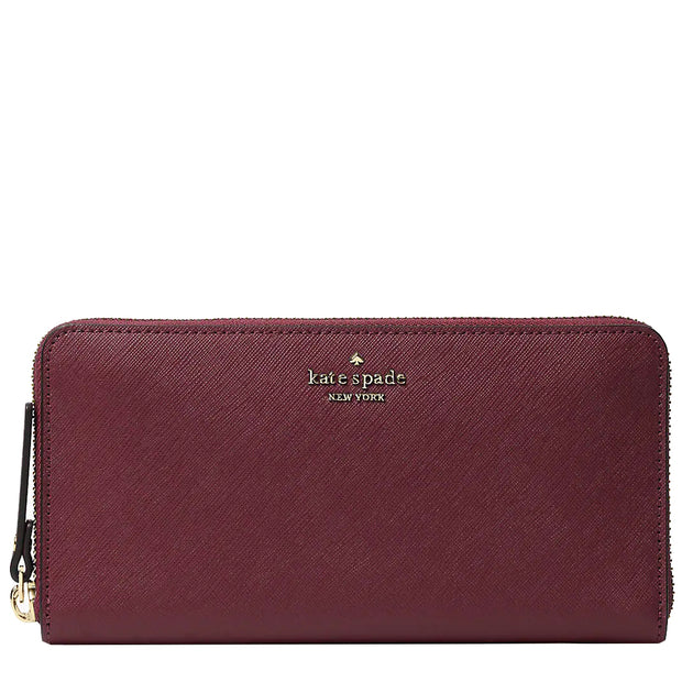 Kate Spade Laurel Way Neda Wallet in Deep Berry wlru6061