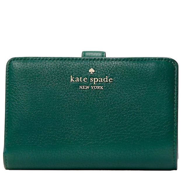 Buy Kate Spade Leila Medium Compact Bifold Wallet in Deep Jade wlr00394 Online in Singapore | PinkOrchard.com