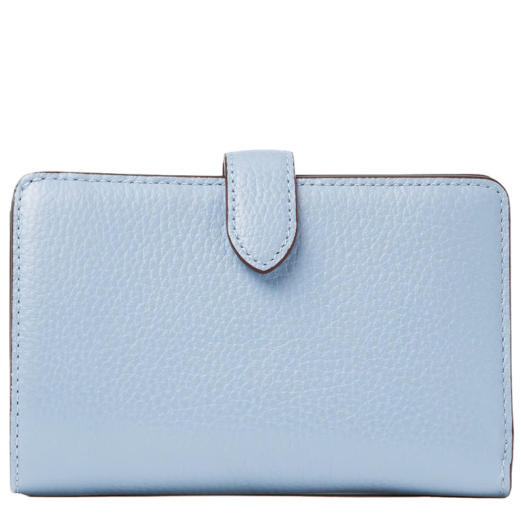 Buy Kate Spade Leila Medium Compact Bifold Wallet in Muted Blue WLR00394 Online in Singapore | PinkOrchard.com