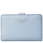 Buy Kate Spade Leila Medium Compact Bifold Wallet in Muted Blue WLR00394 Online in Singapore | PinkOrchard.com