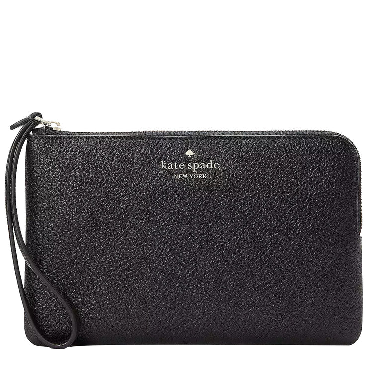 Buy Kate Spade Leila Medium L-Zip Wristlet in Black kb684 Online in Singapore | PinkOrchard.com