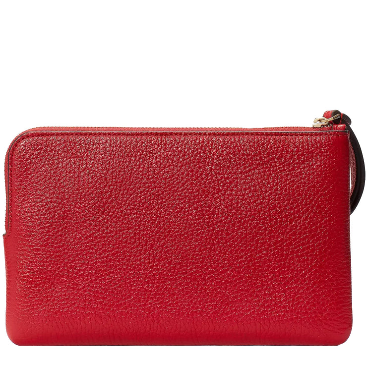 Buy Kate Spade Leila Medium L Zip Wristlet in Candied Cherry kb684 Online in Singapore | PinkOrchard.com