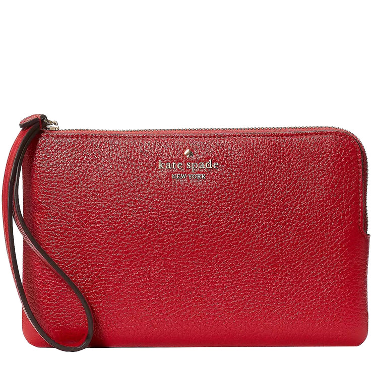 Buy Kate Spade Leila Medium L Zip Wristlet in Candied Cherry kb684 Online in Singapore | PinkOrchard.com