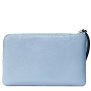 Buy Kate Spade Leila Medium L-Zip Wristlet in Polished Blue kb684 Online in Singapore | PinkOrchard.com