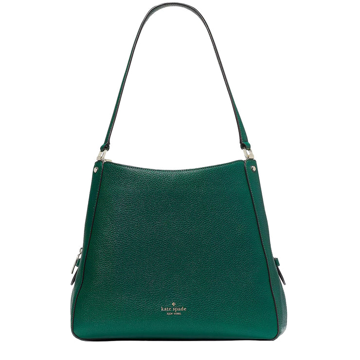 Buy Kate Spade Leila Medium Triple Compartment Shoulder Bag in Deep Jade wkr00344 Online in Singapore | PinkOrchard.com