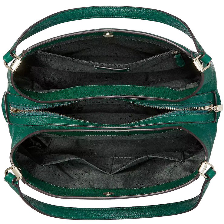 Buy Kate Spade Leila Medium Triple Compartment Shoulder Bag in Deep Jade wkr00344 Online in Singapore | PinkOrchard.com