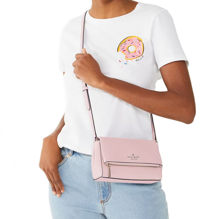 Buy Kate Spade Leila Mini Zip Crossbody Bag in Shimmer Pink KE487 Online in Singapore | PinkOrchard.com