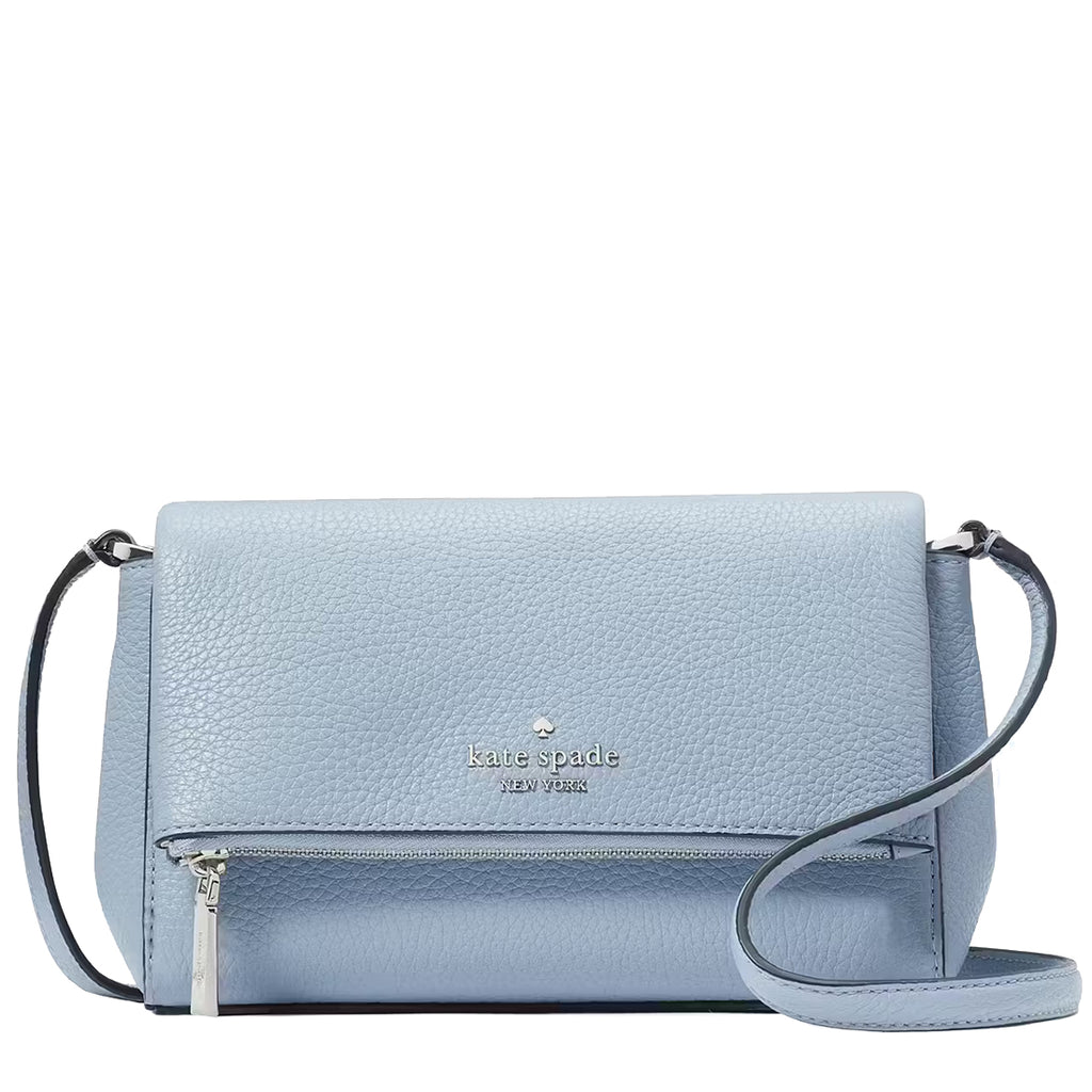 Buy Kate Spade Leila Mini Zip Crossbody Bag in Muted Blue