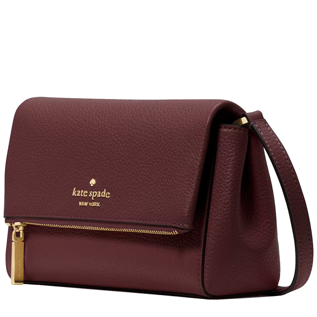 Buy Kate Spade Leila Mini Zip Crossbody Bag in Cherrywood KE487