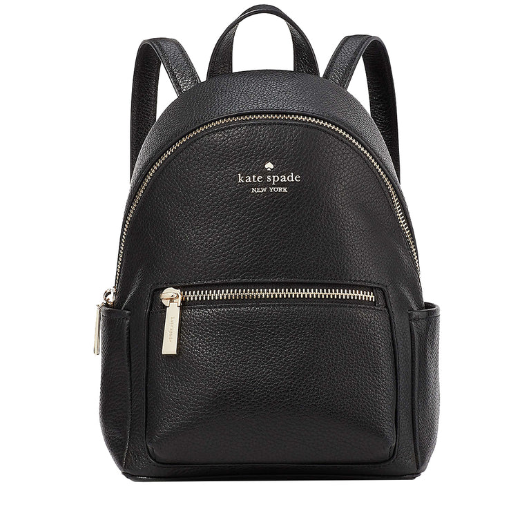 Kate Spade Leila Pebbled Leather Mini Dome Backpack Bag in Black kb650