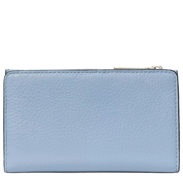 Buy Kate Spade Leila Small Slim Bifold Wallet in Polished Blue wlr00395 Online in Singapore | PinkOrchard.com