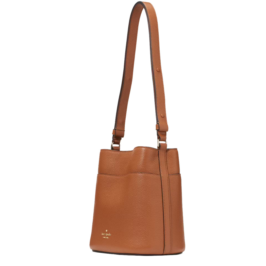 Buy Kate Spade Leila Small Bucket Bag in Warm Gingerbread KE489
