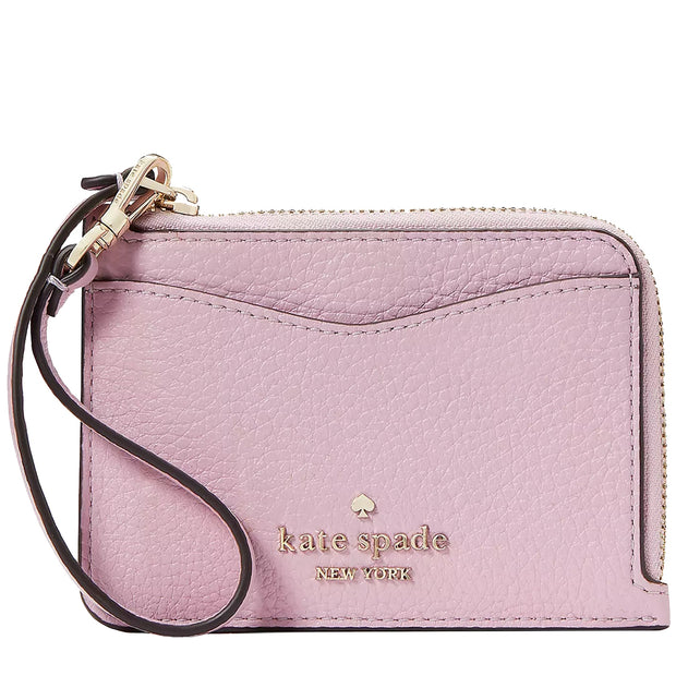 Buy Kate Spade Leila Small Cardholder Wristlet in Quartz Pink wlr00398 Online in Singapore | PinkOrchard.com