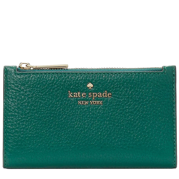 Buy Kate Spade Leila Small Slim Bifold Wallet in Deep Jade wlr00395 Online in Singapore | PinkOrchard.com