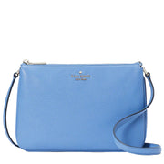 Kate Spade Leila Triple Gusset Crossbody Bag in Fresh Blueberry wkr00448