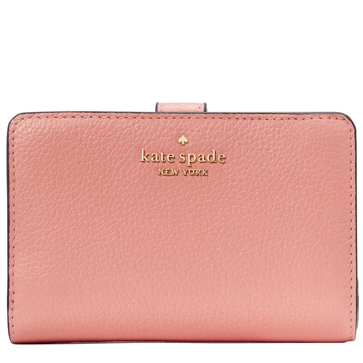 Buy Kate Spade Leila Medium Compact Bifold Wallet in Peachy Rose WLR00394 Online in Singapore | PinkOrchard.com
