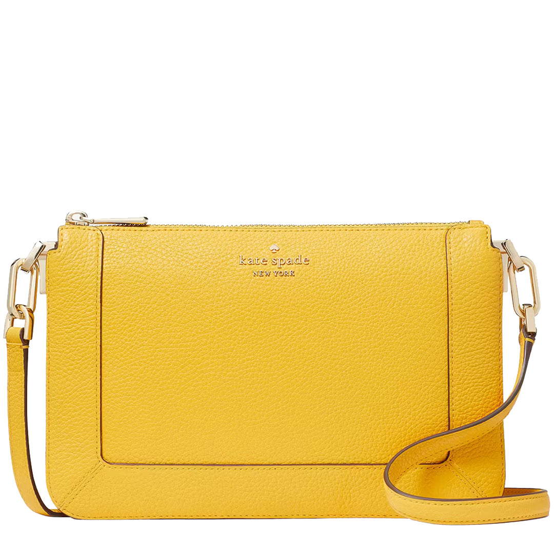 Buy Kate Spade Lena Double Compartment Crossbody Bag in Daffodil