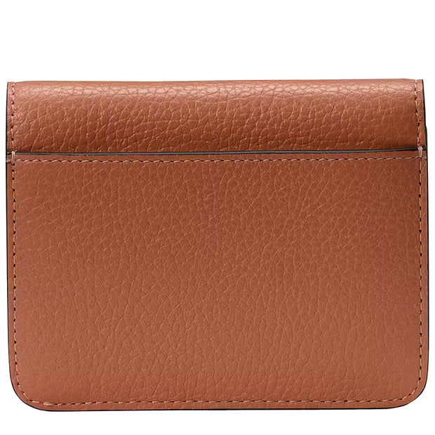 Back View of Kate Spade Lena Small Bifold Wallet - Warm Gingerbread KH788