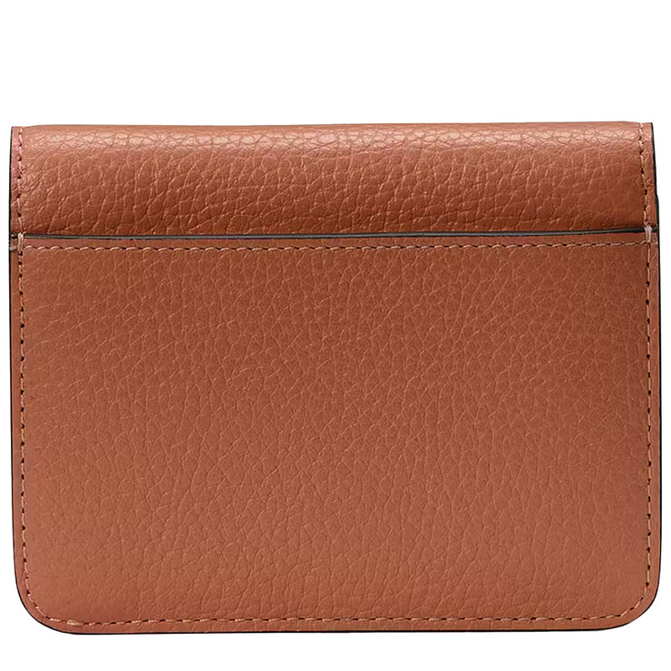 Back View of Kate Spade Lena Small Bifold Wallet - Warm Gingerbread KH788