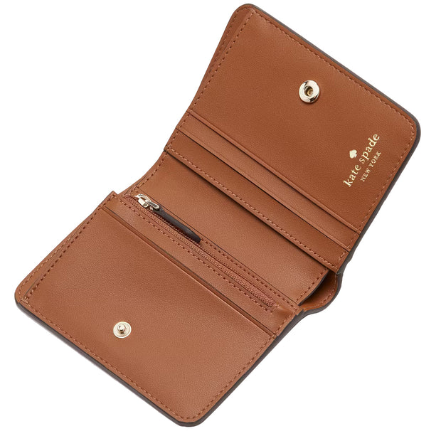 Interior View of Kate Spade Lena Small Bifold Wallet - Warm Gingerbread KH788