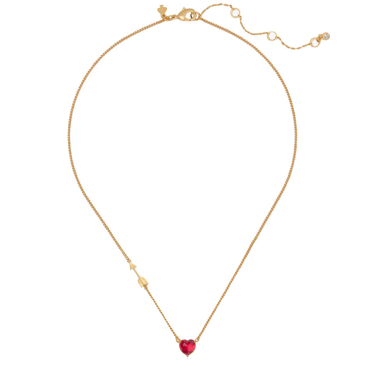 Buy Kate Spade Lovestruck Heart And Arrow Necklace in Red KL102 Online in Singapore | PinkOrchard.com