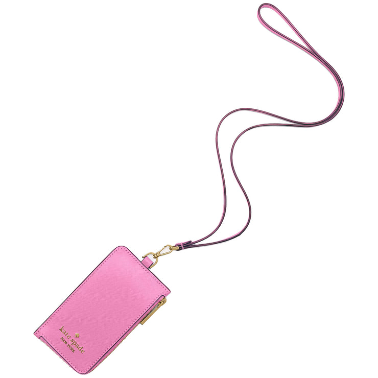 Buy Kate Spade Madison Card Case Lanyard in Surf Pink KC573 Online in Singapore | PinkOrchard.com