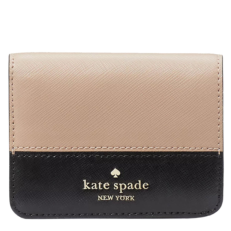 Buy Kate Spade Madison Colorblock Saffiano Leather Small Bifold Wallet in Toasted Hazelnut Multi kc514 Online in Singapore | PinkOrchard.com