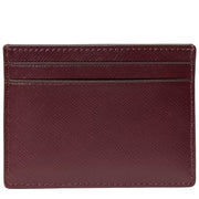 Back View of Kate Spade Madison Floral Applique Small Slim Card Holder - Dark Merlot KL871