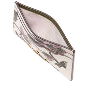 Interior View of Kate Spade Madison Floral Small Slim Card Holder - Meringue Multi KL863