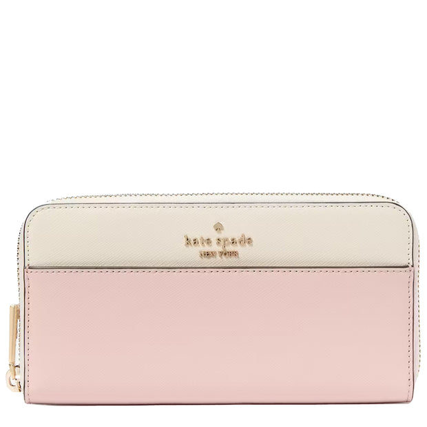 Buy Kate Spade Madison Large Continental Wallet in Rose Smoke Multi KI365 Online in Singapore | PinkOrchard.com