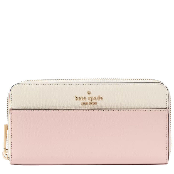 Buy Kate Spade Madison Large Continental Wallet in Rose Smoke Multi KI365 Online in Singapore | PinkOrchard.com