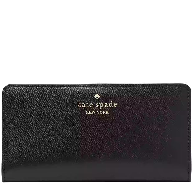 Buy Kate Spade Madison Large Slim Bifold Wallet in Black kc579 Online in Singapore | PinkOrchard.com