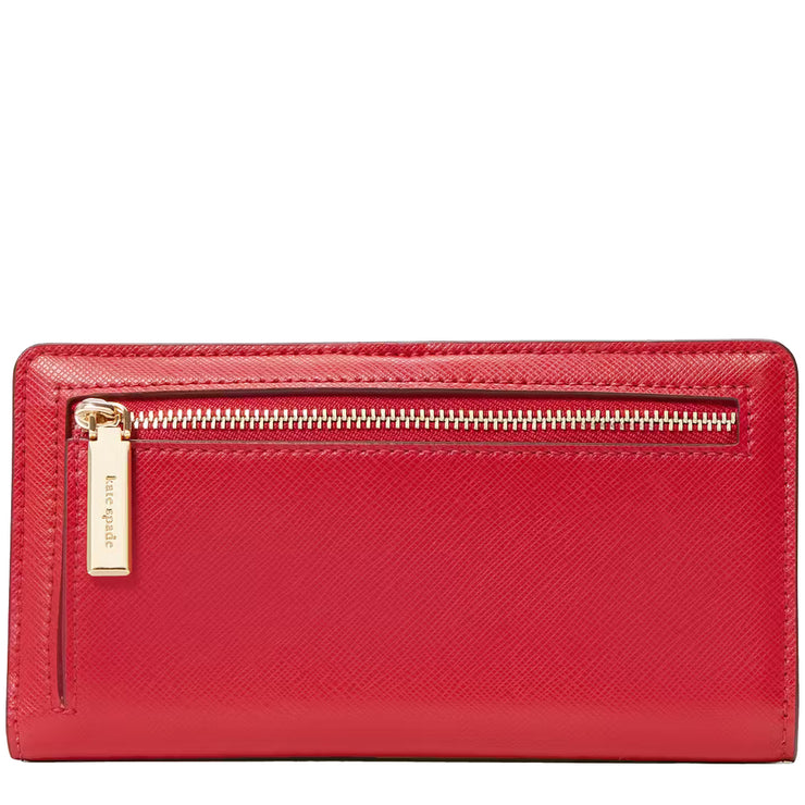 Buy Kate Spade Madison Large Slim Bifold Wallet in Candied Cherry kc579 Online in Singapore | PinkOrchard.com