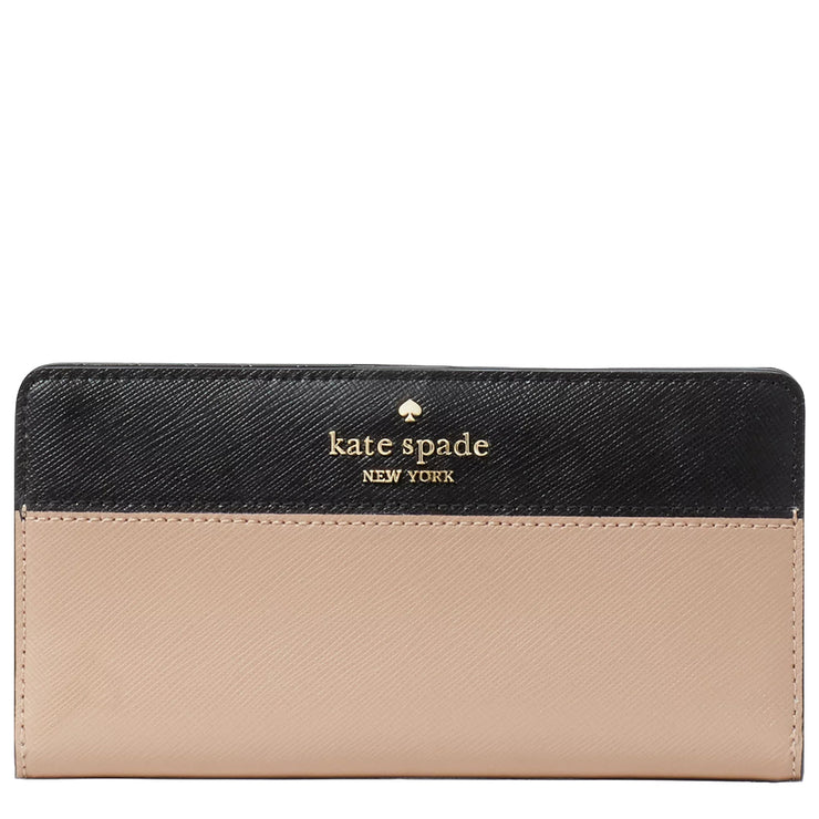 Buy Kate Spade Madison Large Slim Bifold Wallet in Toasted Hazelnut Multi KC510 Online in Singapore | PinkOrchard.com